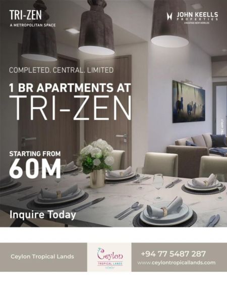 Living Room - Own a Premium City Apartment at TRI-ZEN 