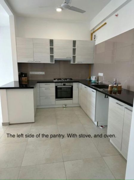 Kitchen - Iconic Galaxy- 03 Bedroom Unfurnished Apartment for Sale in Rajagiriya (A3327)