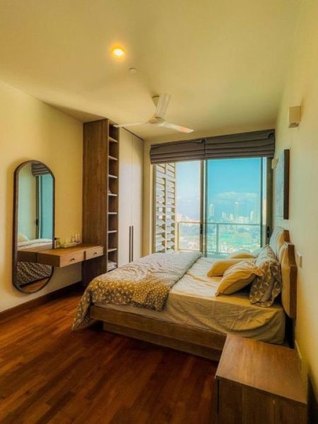 Bedroom - The Grand/Furnished/3 Bedroom/Apartment for rent in Colombo 7