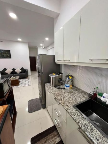 Kitchen - Fully Furnished Luxury 3-Bedroom Apartment for Rent at Kotte (EM014AM)