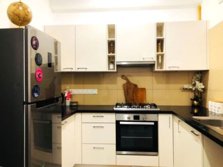 Kitchen - Fully Furnished 2-Bedroom Apartment for Sale at Iconic Galaxy, Rajagiriya