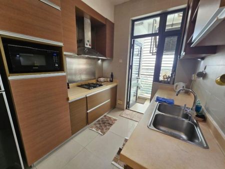 Kitchen - Havelock/high-end furnished/03beds/for rent in Colombo -05.