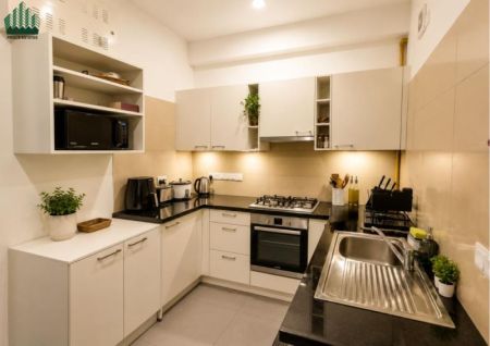 Kitchen - Premium Fully Furnished 3BR Apartment for Rent in Rajagiriya