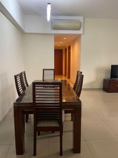 Dining room - 3BR Fully Furnished Apartment for rent in Havelock City - Davidson Tower (Colombo 05)