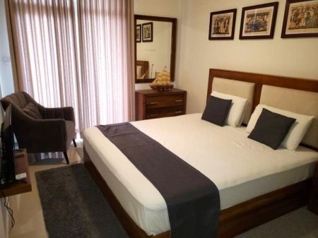 Bedroom - Fully Furnished 3-Bedroom Apartment for Sale – Peterson Tower, Havelock City, Colombo 05