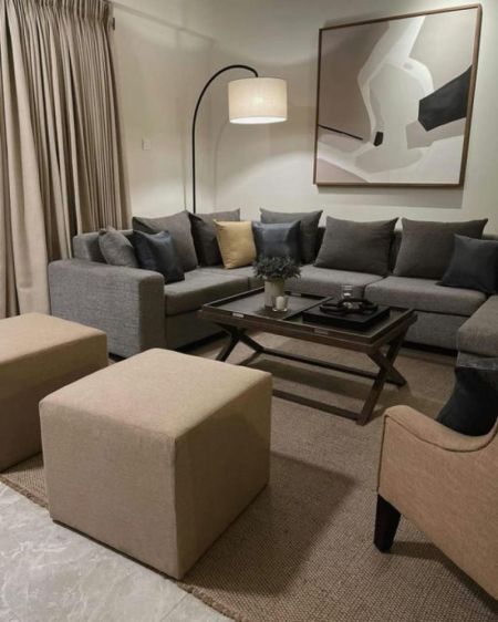 Living Room - Capital Heights - 03 Bedroom Furnished Apartment for Sale in Rajagiriya (A5842)