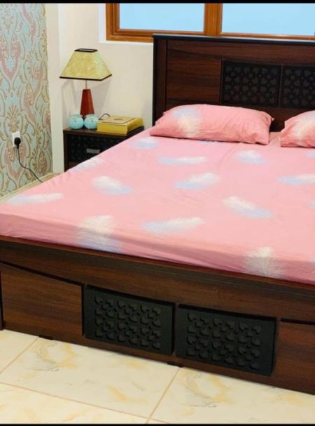Bedroom - Fully Furnished 2 Bedroom Apartment for Rent – Kawdana , Dehiwela 