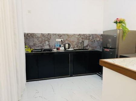 Kitchen - (BR175) Fully Furnished Upstairs House for Rent in Uswetakeiyawa