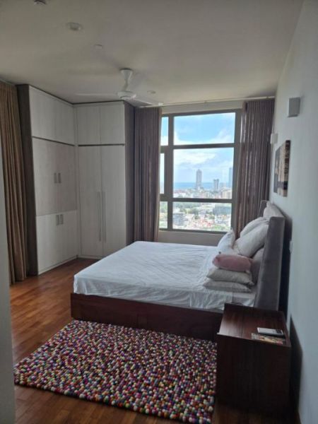 Bedroom - The Grand at Ward Place – Apartment for Rent (Colombo 07)