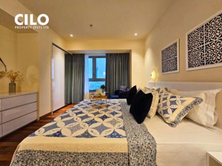 Bedroom - Cinnamon life 2 bedrooms furnished Lotus tower view  apartment at Residence tower for rent -Colombo 2 