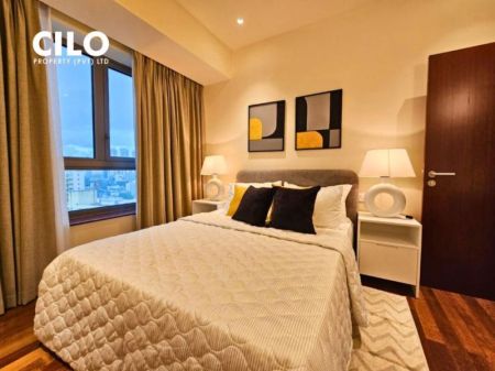 Bedroom - Cinnamon life 2 bedrooms furnished Lotus tower view  apartment at Residence tower for rent -Colombo 2 