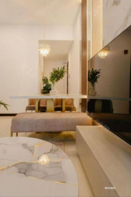Living Room - 2 bedrooms fully furnished apartment at Trizen Colombo 2 rent 