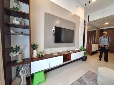 Living Room - 2 bedrooms fully furnished apartment at Trizen Colombo 2 rent 