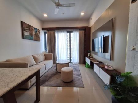 Living Room - 2 bedrooms fully furnished apartment at Trizen Colombo 2 rent 