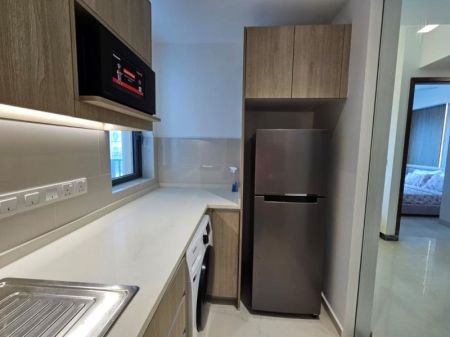 Kitchen - 2 bedrooms fully furnished apartment at Trizen Colombo 2 rent 