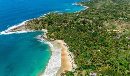 Beachfront land