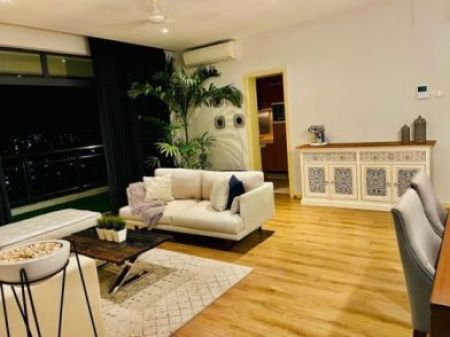 Living Room - Havelock city apartment for rent in Colombo 5 
