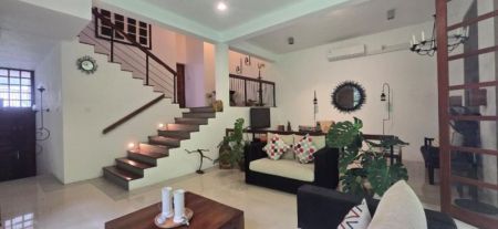 Living Room - Architecturally Designed Luxury Garden Residence in Thalawathugoda | SH15376