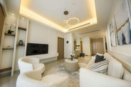 Living Room -  606 The Address - 02 Bedroom Furnished Apartment for Rent in Colombo 03 (A4791)-RENTED
