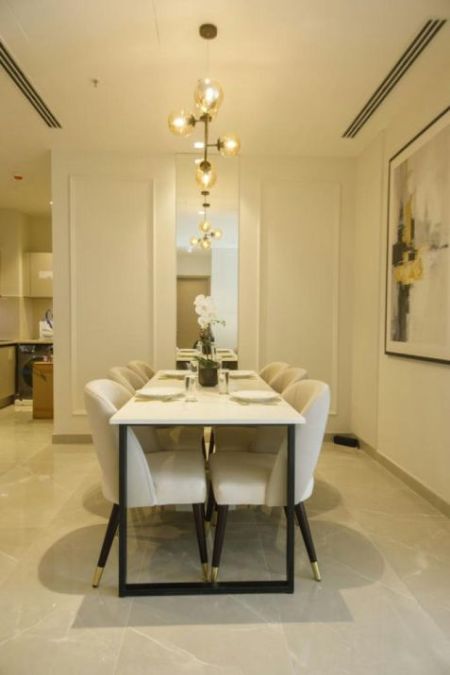 Dining room -  606 The Address - 02 Bedroom Furnished Apartment for Rent in Colombo 03 (A4791)-RENTED