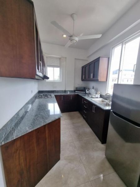 Kitchen - Luxury 3-Bedroom Furnished Apartment for Rent in Colombo 07