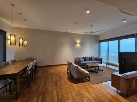 Living Room - 447 Luna Tower - 03 Rooms Furnished Apartment for Sale Colombo 02
