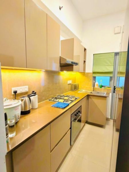 Kitchen - Kahathuduwa, Premium Golf-facing Apartment For Immediate Sale ✨