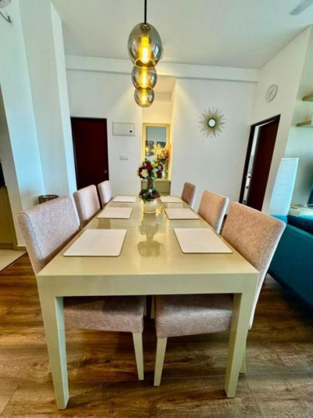 Dining room - Fully Furnished 2 Bedroom Apartment for Rent – Canterbury Golf Apartments, Kahatuduwa | LKR 200,000 / Month (EM145JS)