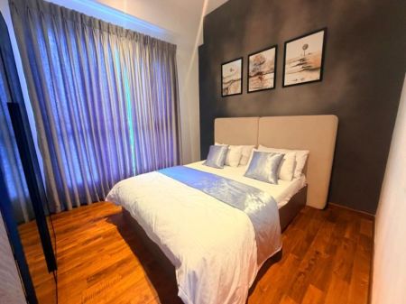 Bedroom - The Residences Kotte ICC Higher Floor fully Furnished Luxury 2 BR Apartment For Sale 