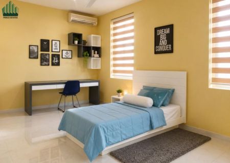 Bedroom - Luxury 4BR Residence with Rooftop Gym & Spacious Garden in Prime Park Road, Colombo 05