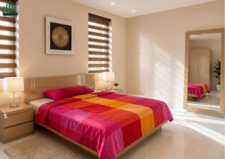 Bedroom - Luxury 4BR Residence with Rooftop Gym & Spacious Garden in Prime Park Road, Colombo 05