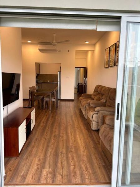 Living Room - 3 Bedroom Fully Furnished Apartment for Sale - Piliyandala, Canterbury Garden | LKR 39 Million (EM926)