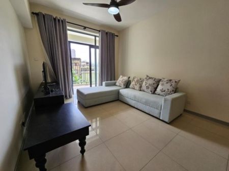 Living Room - Havelock City - 01 Bedroom Furnished Apartment for Rent in Colombo 05 (A1505)-RENTED