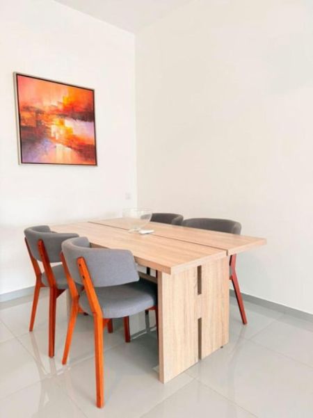 Dining room - Iconic Galaxy - 02 Bedroom Semi Furnished Apartment for Rent in Rajagiriya (A2325)