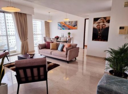 Living Room - 2 Bedroom Fully Furnished Apartment for Rent - Colombo 3, Emperor Residencies | USD 1,650 Per Month (EM929)