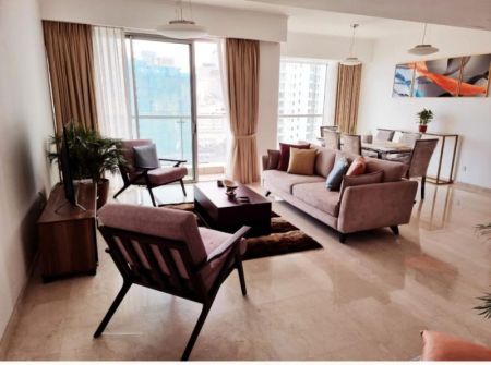 Living Room - 2 Bedroom Fully Furnished Apartment for Rent - Colombo 3, Emperor Residencies | USD 1,650 Per Month (EM929)