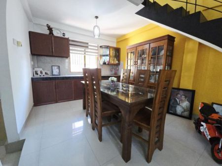 Dining room - Semi-Furnished Luxury 2 Story House For Sale In Ja Ela 