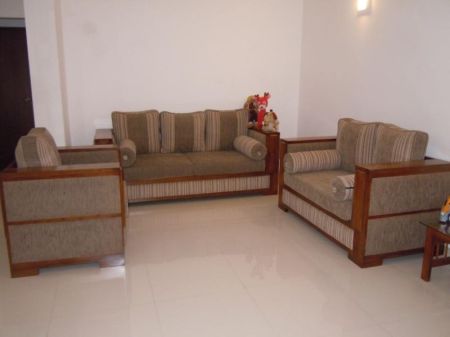 Living Room - 3 Bedroom Furnished Apartment for Rent - Ethul Kotte, 616 Prime Residencies | LKR 240,000 Per Month (EM932)