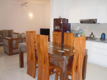 Dining room - 3 Bedroom Furnished Apartment for Rent - Ethul Kotte, 616 Prime Residencies | LKR 240,000 Per Month (EM932)