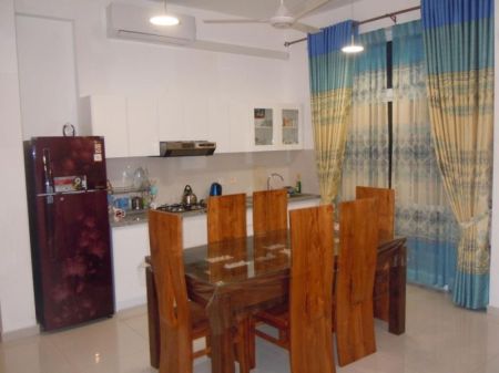 Dining room - 3 Bedroom Furnished Apartment for Rent - Ethul Kotte, 616 Prime Residencies | LKR 240,000 Per Month (EM932)