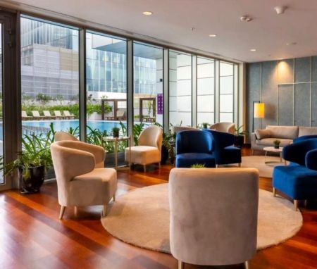 Living Room - 2 Bedroom Apartment for Sale - Cinnamon Life- Colombo 02 | 112 Million (EM066VE)