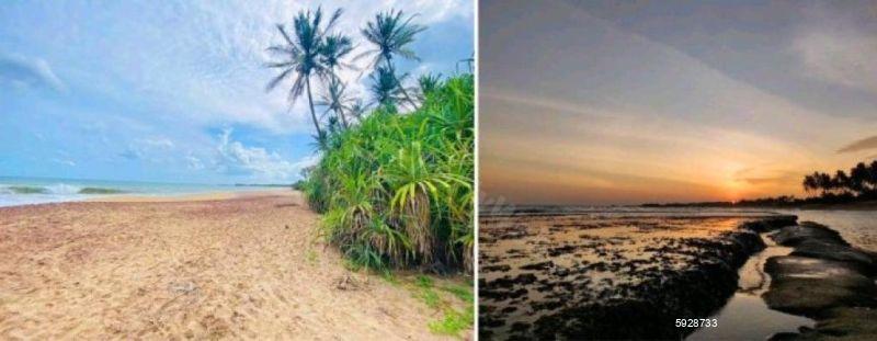 Beachfront land for sale in Ambalantota