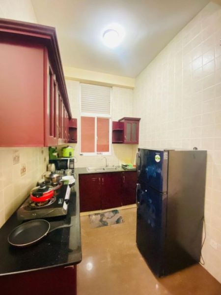 Kitchen - 3-Bedroom Fully Furnished Apartment for Long-Term Rental in Kalubowila. (Property Code: CSTR302)