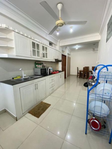 Kitchen - Fully Furnished 3BHK Apartment for Long-Term Rent in Colombo 05. (Property Code: CSMP601)