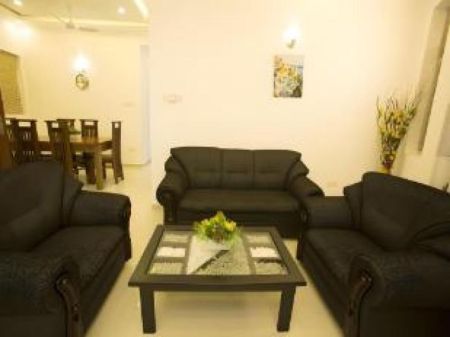 Living Room - 3 Bedroom Apartment for Rent – Peterson Lane, Colombo 06