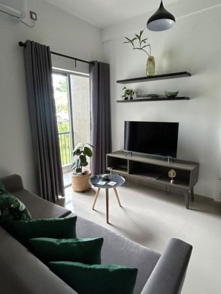 Living Room - 2 Bedroom fully furnished Cressida Resort Apartment for rent in Athurugiriya at LKR 150,000