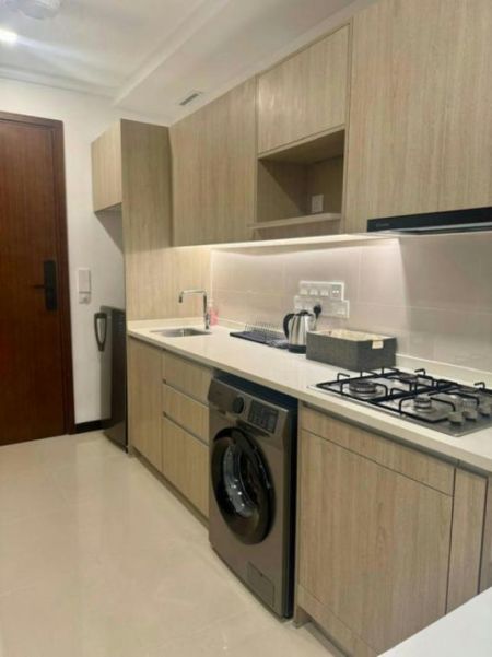 Kitchen - Tri-Zen - 01 Bedroom Furnished Apartment for Sale in Colombo 02 (A6202)