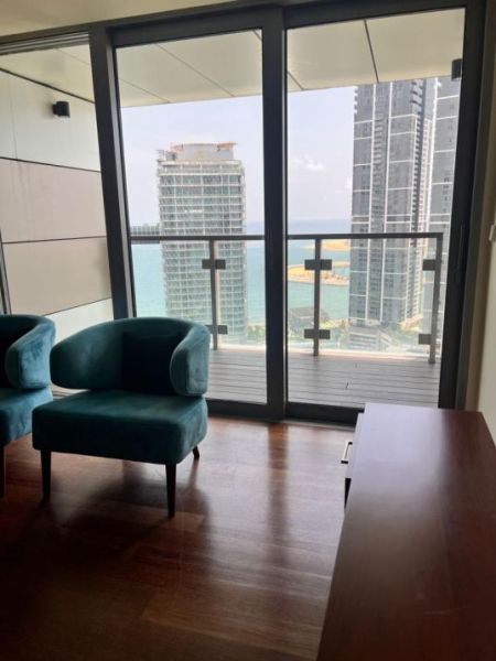 Living Room - Luxury 2-Bedroom Sea View Apartment for Sale – Cinnamon Life Residences