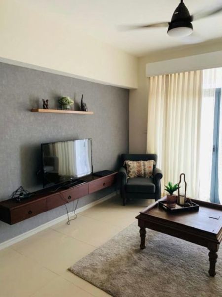Living Room - Havelock City - 01 Bedroom Furnished Apartment for Rent in Colombo 05 (A6409)-RENTED