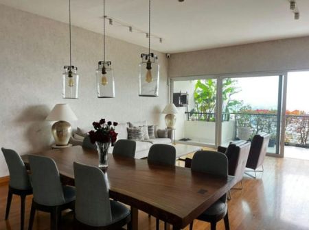 Dining room - Clearpoint - 03 Bedroom Furnished Apartment for Rent in Rajagiriya (A5796)